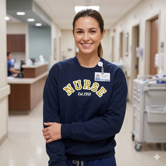 Nurse Glitter Sweatshirt