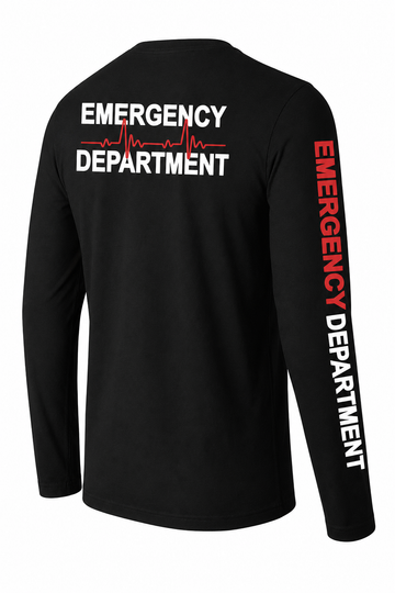 Emergency Department Unisex Cotton T-Shirt with Custom Logo