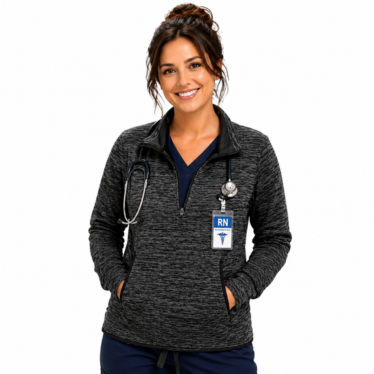 Lightweight Fleece 3/4 Zip Sweatshirt | Cozy Pullover | Casual Everyday Outerwear