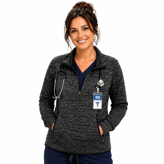 Lightweight Fleece 3/4 Zip Sweatshirt | Cozy Pullover | Casual Everyday Outerwear