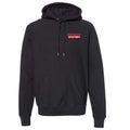 Ashtown Clothing black unisex zip-up hoodie with Emergency Department text printed on the chest
