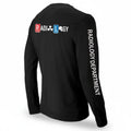 Ashtown Clothing black long sleeve t-shirt with Radiology Department graphic on the back and sleeve