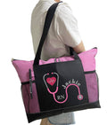 Embroidery Stethoscope Nurses Tote Bag - AshtownClothing